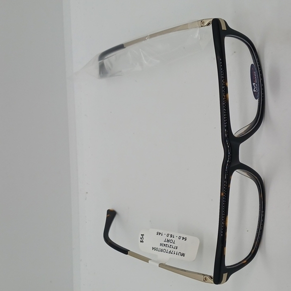 NWT MEN'S M. AMERICA EYEGLASS FRAMES MU117 TORTOISE - Picture 3 of 5